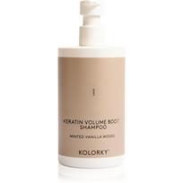 Kolorky Keratine Volume Boost Shampoo apimties suteikiantis šampūnas Minted Vanilla Woods 390 ml