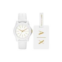 ARMANI EXCHANGEAE Wrist Watch Quartz Movement Silicone Strap White Dial Women's Watch AX7126 AX7126