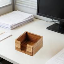 Sticky Note Holder Self Notepad Organizer Paper Clip Storage Box Dispenser for gray