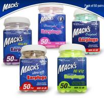 JAV MACK Garso izoliacijos ausų kamštukai: Triukšmo mažinimas darbui, mokslui, miegui ir kelionėms - 50 porų Rose Red 50 Pairs