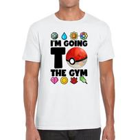 I'm Going To The Gym Pokémon Go Funny Pokémon Gym Trainer Gamer Nerd Parody Mens Tee Top XL