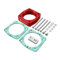 For VQ35DE Engine Throttle Body Spacer for Nissan 350Z/Altima/Maxima/Quest 3.5L V6, for Infiniti I35/G35/FX35/M35/QX4 3.5L V6 raudona