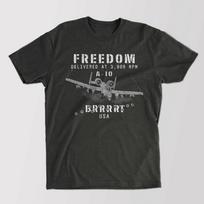 US Air Force A-10 Thunderbolt Warthog Attack Aircraft T-Shirt. Summer Cotton Short Sleeve O-Neck Mens T Shirt New S-3XL - Men... S įvairiaspalvis