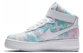 Nike Air Force 1 Upstep High Glass Slipper Women's 898422-100 37.5