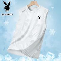 Playboy Men's Quick-Dry Round Neck Vest L balta