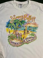 Jimmy Buffett Workin Playin Tour T shirt Short Sleeve full size S-5XL XXL