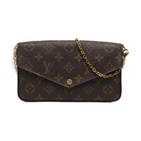 [Pre-Owned] Felicie Pochette Classic Monogram Coated Canvas And Leather Three-In-One Chain Bag - Fair #67NO05 ONE SIZE