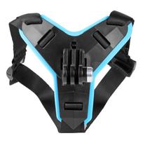 Motorcycle Helmet Chin Strap Mount for GoPro Xiaomi Yi Front Chin Bracket Holder Tripod Mount Action Camera Accessories mėlyna