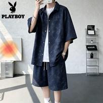 PLAYBOY Men's Short Sleeve Summer Collection XL