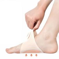 Soft Silicone Silicone Arch Pad Breathable Material Thickened Support Orthopedic Insole Comfortable Elastic Arch Support Adult
