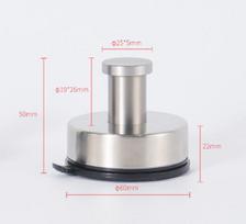 Hot Selling Vacuum Towel Hook SUS 304 Stainless Steel Suction Cup Bathroom Coat Hooks Shower Hook M