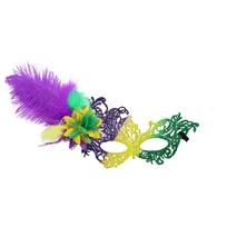 Plastic Half Face Mask For Celebrations And Festivals With Decoration For Men And Women CarnivalLace
