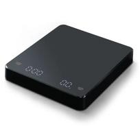 Skaitmeninės kavos svarstyklės su laikmačiu LED ekranu Espresso USB 3kg Maks.svoris 0,1g Didelio tikslumo matmenys oz/ml/g virtuvės svarstyklės (black,3Kg) juoda