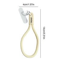 Adjustable Phone Wrist Strap Lanyard Drop Protection Cell Phone Wristlet, Travel Security Strap Women Family Youth Essential smėlis