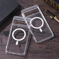 Clear Case for Google Pixel 8 Strong Magnetic [ Built-in 36 Powerful Magnets] Work with Mag-safe Charging Cover for Pixel 8 Pro for Pixel 8 gryna