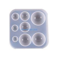 HX6F Handmade Earrings Pendant Silicone Mold UV Resin DIY Making Craft Molds