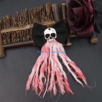 HX6F Dramatic Costume Accessories Halloween Hair Clips And Lace Wrist Cuffs Hair Styling Accessories For Theme Parties CN