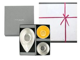 Washi Paper Small Sake Pitcher Sake Cup Tin Gold Gold Silver [Nousaku Wrapping] + - & KS=G & sidabras