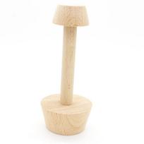 Kitchen Double Side Eggtart Mold Pastry Pusher Wooden Egg Tart Tamper Cake Tools