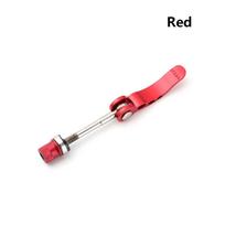 Cycling Tool Quick Release Seat Post Seatpost Tube Clamp Bicycle Parts Mountain Bike Accessories raudona