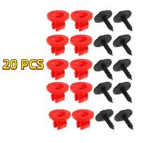 20 vnt Variklio apatinio dangtelio spaustukai Varžtai Volvo V50 C30 Jaguar For Ford Focus Ii 04-11 C-max 03-10 Mondeo Mk3 00-07
