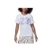 Jordan Flight Series Comfortable Printed Round Neck Short Sleeve T-Shirt Kids Tops White HF2053-100 XL