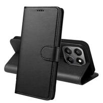 Coque pour Honor 400 SMART - Portefeuille Noir Rabat Clapet Aimanté Rangement Cartes Phonillico® juoda