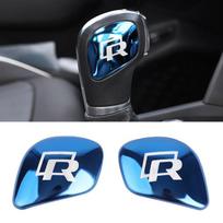 VW Automobilio Stiliaus Pavarų Perjungimo Rankenėlės Dangtelis Lipdukas Volkswagen POLO CC Golf 7 6 Bora Tiguan Passat SCIROCCO Automobilio Aksesuarai