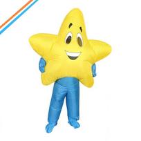 Deep Lake Blue Pentagram Inflatable Costume Funny Costume Halloween Party Props Inflatable Costume 150-190CM