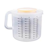 2500ml Measuring Cup Food Grade Large Capacity Good Seal Effect High Accuracy Leakproof Multifunctional Plastic Clear Measuring Cup Scale Mixing Bowl gryna