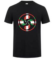 Basque Lauburu Country Cross Lkurrina Graphic T-Shirt S