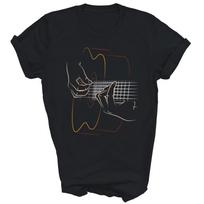 Cool Acoustic Guitar Player Funny Unisex Shirt Gift XXXL