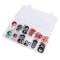Air Conditioning Compressor Port Seal Washer Kit Replacement for R12 R134A 12 Sizes AC Compressor Port Seal Washer Kit white