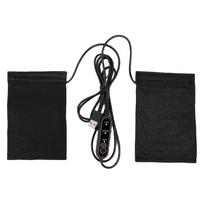 12V USB Motorcycle Heating Handlebar Cover Anti Slip Electric Heated Grip Cover Electric Heated Handle Cover for Outdoor Riding