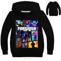 Game Kids Fortnite Hoodie Boys Girls Hoody Tops Jumper Sweatshirt Pullover 140/3XL For Age 7-8 juoda