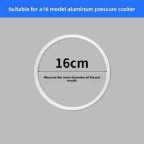 Universal Pressure Cooker Sealing Ring Rubber Gasket With Foam Cushion For Cookware 16cm