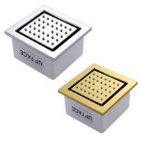 Concealed Shower Head Spray Body Jet Spa Shower Head Brass Square Body Spray Brass