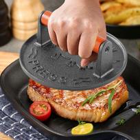 Iron Burger Press Hamburger Press Wooden Handle Burger Meat Press  7.09 in Anti Scald for Griddle Grills China Mainland