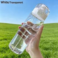 Sports Transparent Water Bottle Portable Gym Travel Clear Leakproof Drinking Bottle Frosted Bottle 780ml 780ml