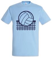 Volleyball Net T-Shirt Player Passion Love Addiction Ball Court Field 4XL