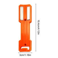 Wall Mount Spray Paint Rack Magnetic Spray Can Holder Bottle Organizer for Garage Tool Case Workplace Workshop Basement oranžinė