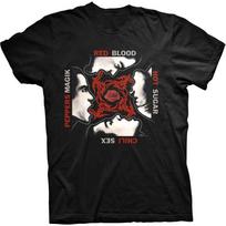 Men's Red Hot Chili Peppers Blood/Sugar/Sex/Magic Slim Fit T-shirt Medium Black S