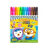 Earth Pencil Non-Drying Washable Marker Pens 12 Colors – Fine Tip Coloring Marker Set 1set