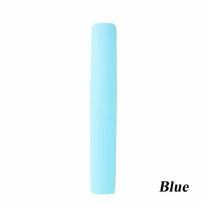 Anti Bacteria Organizer Toothpaste Plastic Toothbrush Holder Storage Box Cylinder Case mėlyna