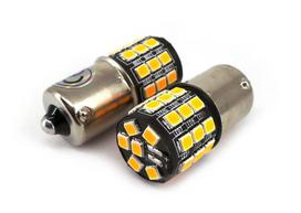 2 szt żarówka LED BAU15S 12V CANBUS pomarańczowa Off-Road
