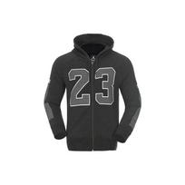 Jordan Digital Print Zip-Up Hoodie Jacket Men Outerwear Black 872855-010 L gray