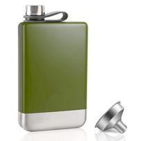 Aukščiausios kokybės hip flask viskiui 9oz 304 nerūdijančio plieno hip flask su piltuvėliu Sandarus Kempingo viskio flask