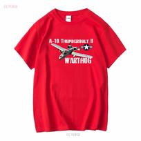 A10 Thunderbolt II t shirt USAF Marine corp Warthog aircraft vintage Washed Casual Breathable fashion Soft Stretched graphic S