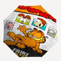 1PC Garfield Characters Automatic Open/Close, 8-Rib Durable Frame Compact Travel Umbrella for Men & Women S1222052