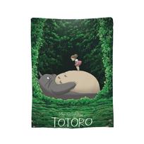 Anime Tonari No Totoro blanket Cover Fleece T-Totoros Cute Warm Throw blanket for Home Couch Bedroom Quilt 75x90cm